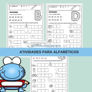 Atividades para nível alfabéticos